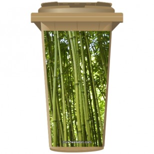 Bamboo Wheelie Bin Sticker Panel